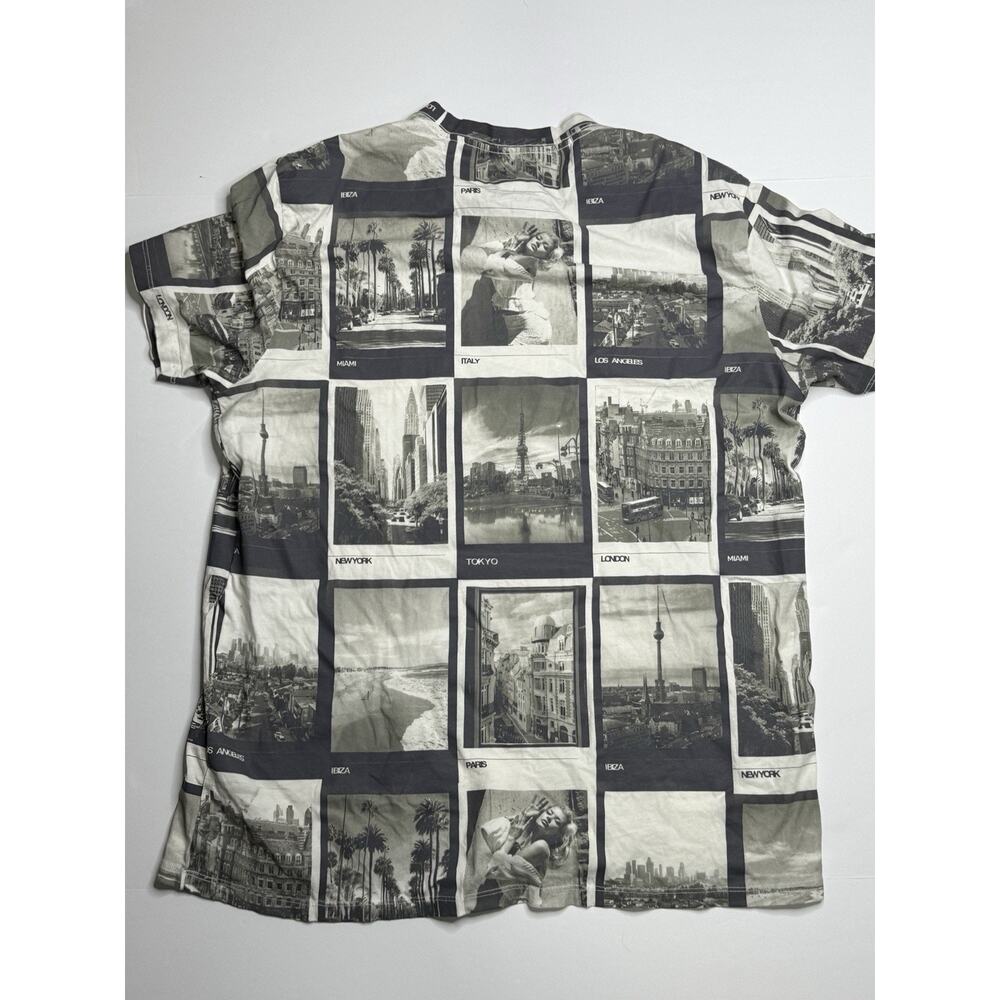 GUESS Los Angeles Men’s M City Photo Graphic T Shirt All Over Print Cotton - Picture 6 of 7
